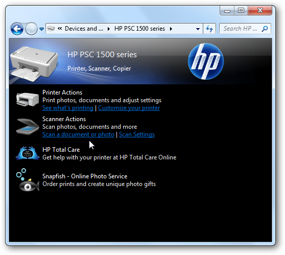 how to scan from computer hp